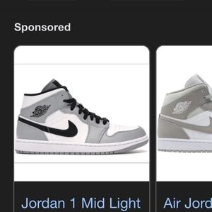 Nike sneakers.  Women's 9.5 or men's 8